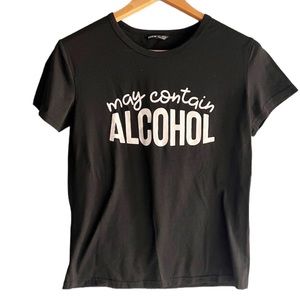 SHEIN May Contain Alcohol Top Size Medium